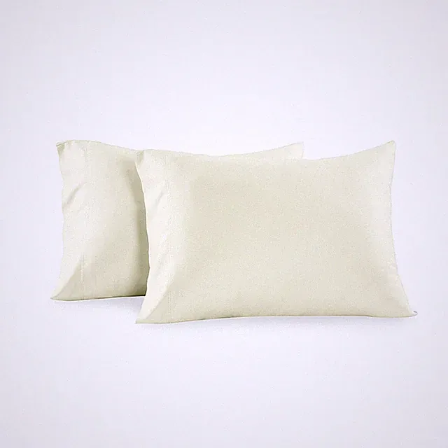 100% Cotton Solid 300 Thread Count 2 Piece Soft Pillowcases Queen OR King Sizes
