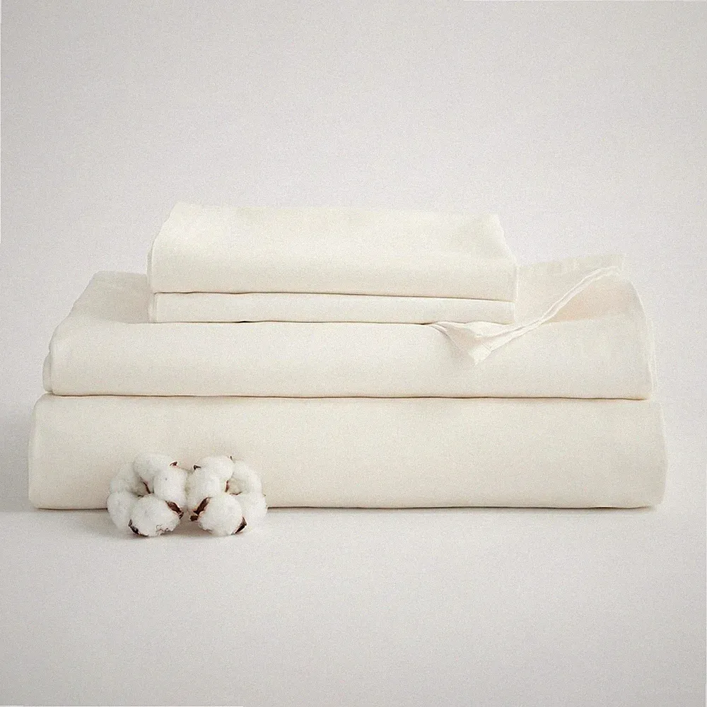 100% Egyptian Cotton Sheets Twin Size Bed Set, Deep Pocket Sheet set-1600 Thr...