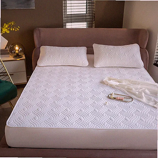 3pcs Mattress Pad Breathable Cotton Mattress Protector Bed Cover Protector Queen