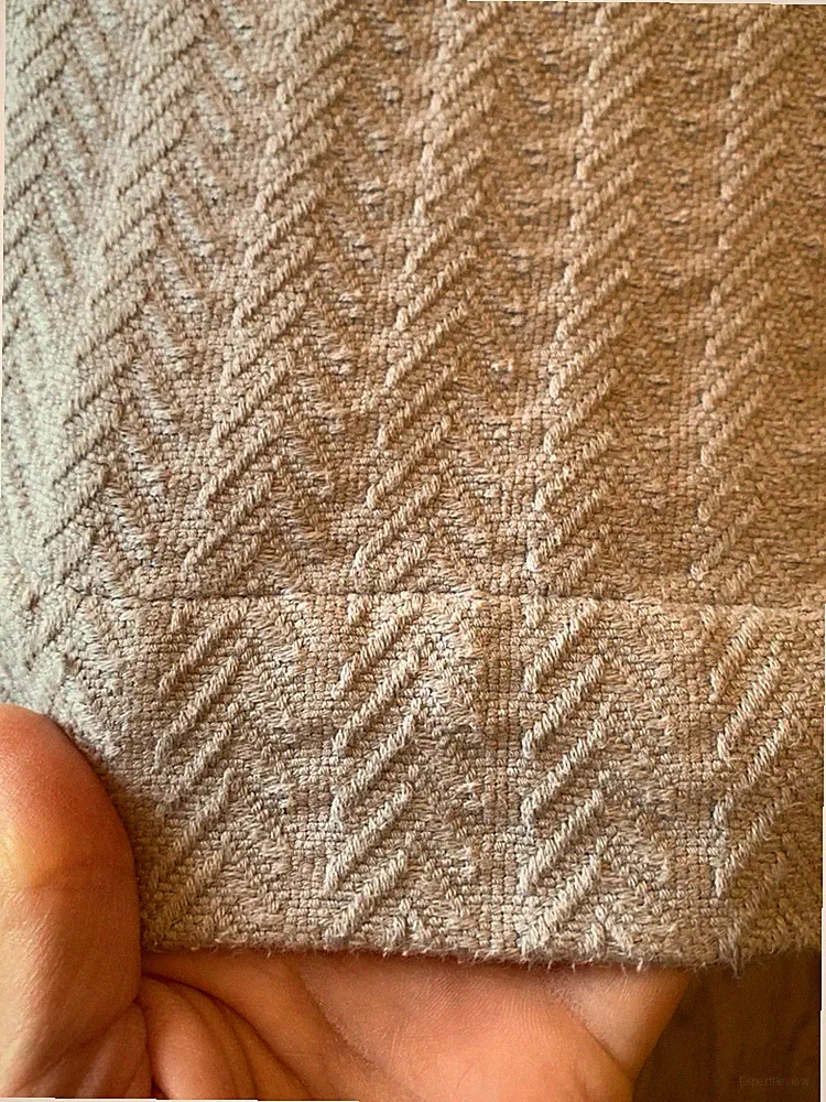 Hotel Collection King Egyptian Cotton Cheveron Blanket Coverlet Dove Gray