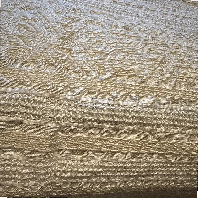 Matelasse Full Blanket Luxury Egyptian Cotton Fringe (for foot of bed) 75x90