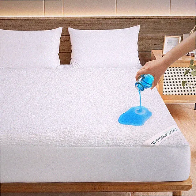 Mattress Protector Soft Terry Waterproof Mattress Cover Sheets Pad All Sizes