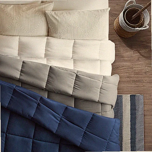 SOFT COMFORTER DOWN ALTERNATIVE 300 GSM 100% COTTON ALL COLORS & SIZES